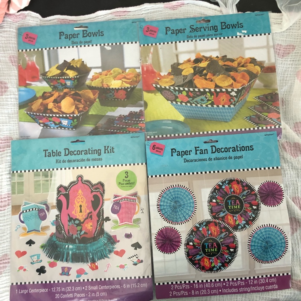 Mad Hatter Tea Time Alice Wonderland Decorations